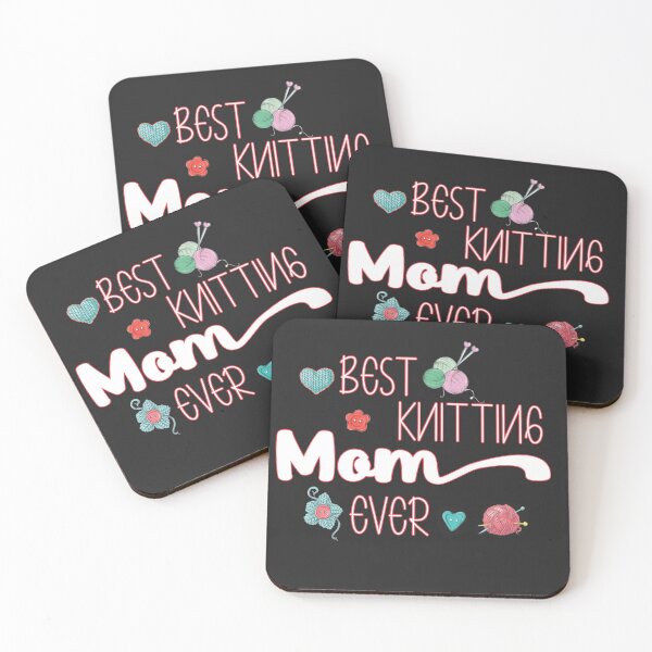 Item preview, Funny Best Knitting Mom Ever Mother Daughter Support designed and sold by fatydesignspace.