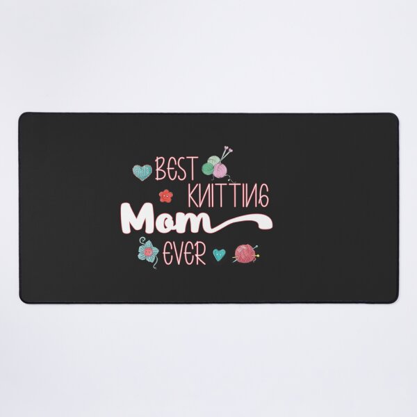 Item preview, Funny Best Knitting Mom Ever Mother Daughter Support designed and sold by fatydesignspace.