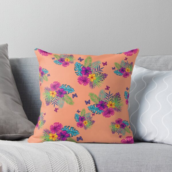 Aperçu de l'œuvre Modèle de fleurs tropicales créée et vendue par FuzzDC.