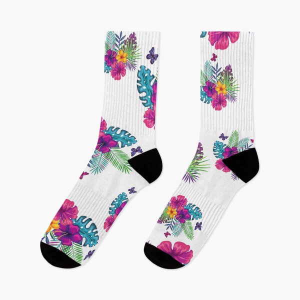 Item preview, Tropical Flowers Pattern designed and sold by FuzzDC.