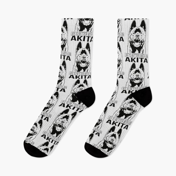 Item preview, American Akita life is better dog saying designed and sold by dogarts.