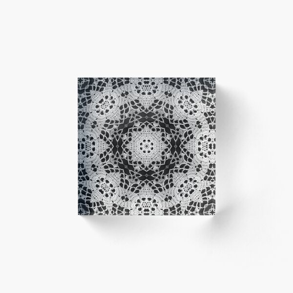 Old Lace (pattern) Acrylic Block
