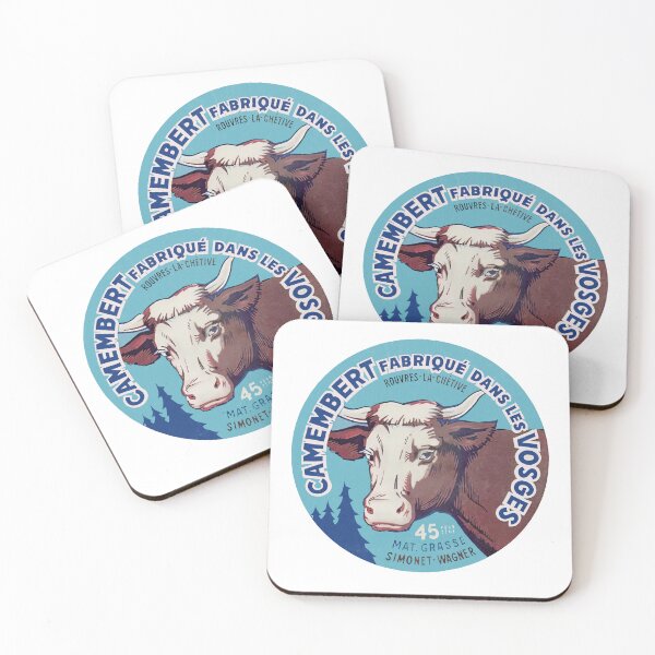 Item preview, Camembert -- Vintage Francophile Cheese Label designed and sold by eleurmitiy.