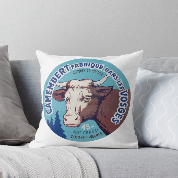 Item preview, Camembert -- Vintage Francophile Cheese Label designed and sold by eleurmitiy.