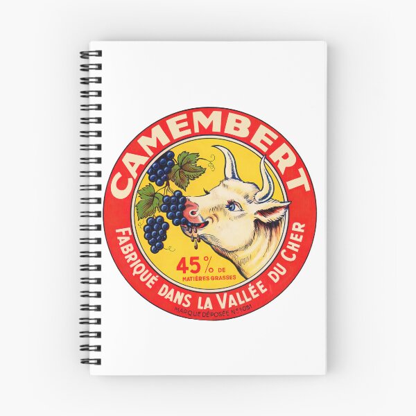 Item preview, Camembert --- Vintage Francophile Cheese Label designed and sold by eleurmitiy.