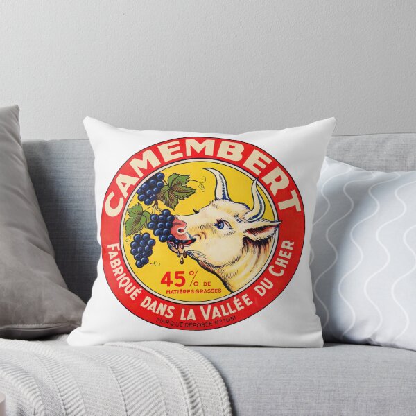 Item preview, Camembert --- Vintage Francophile Cheese Label designed and sold by eleurmitiy.
