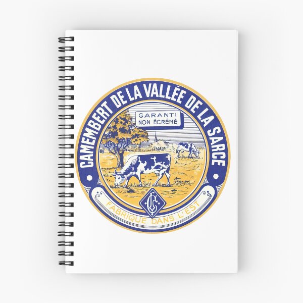 Item preview, Camembert --- Vintage Francophile Cheese Label designed and sold by eleurmitiy.