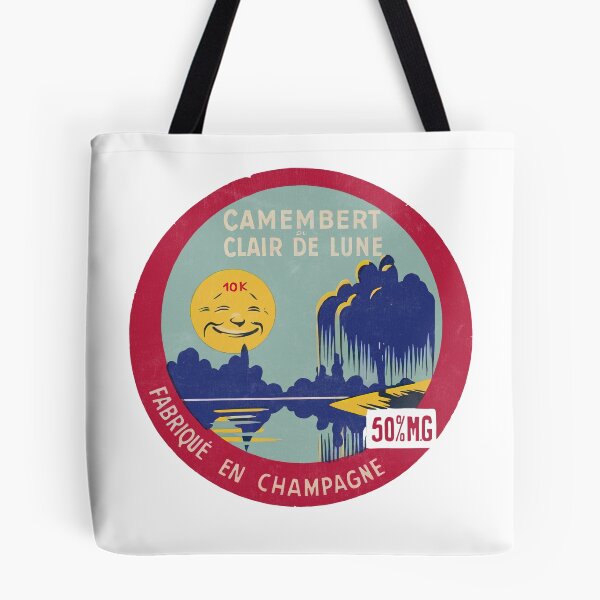 Item preview, Camembert De Clair De Lune --- Vintage Francophile Cheese Label designed and sold by eleurmitiy.
