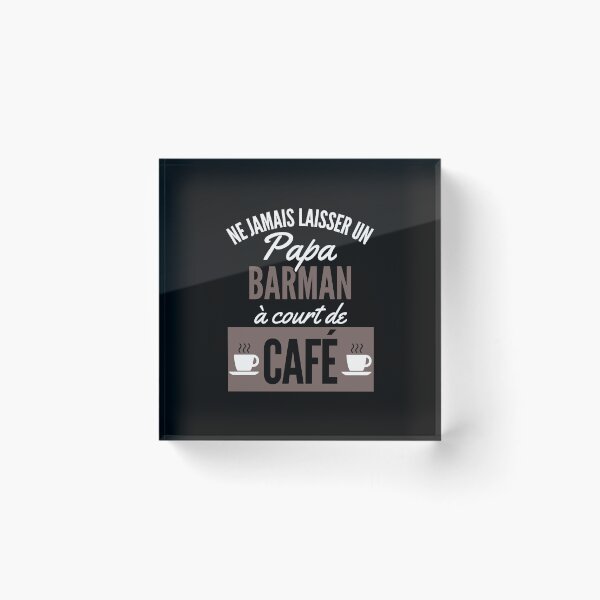 Item preview, Gift Humor Dad Barman Coffee designed and sold by RomualdGR.