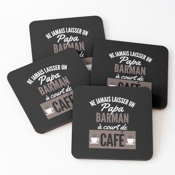 Item preview, Gift Humor Dad Barman Coffee designed and sold by RomualdGR.
