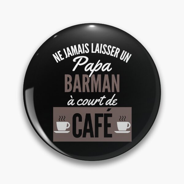 Item preview, Gift Humor Dad Barman Coffee designed and sold by RomualdGR.