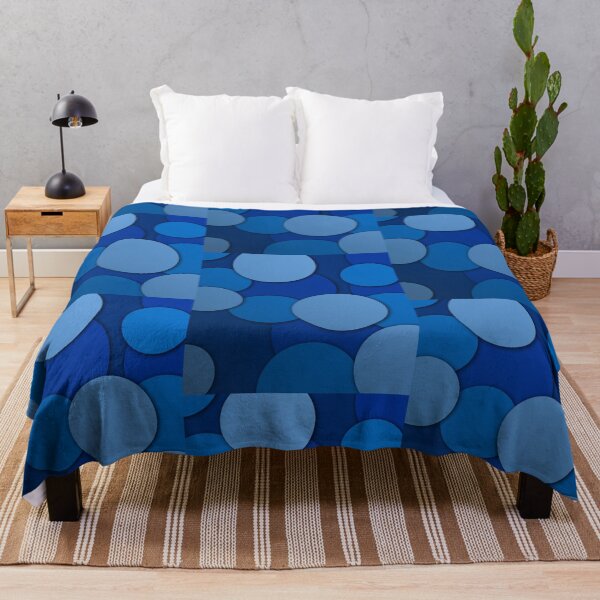 Item preview, Blue Circles Geometric pattern. designed and sold by Kanchan1987.