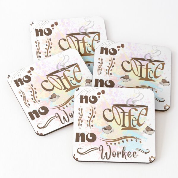 Item preview, No coffee no workee | coffee design | for coffee lovers |  designed and sold by Arteartz.