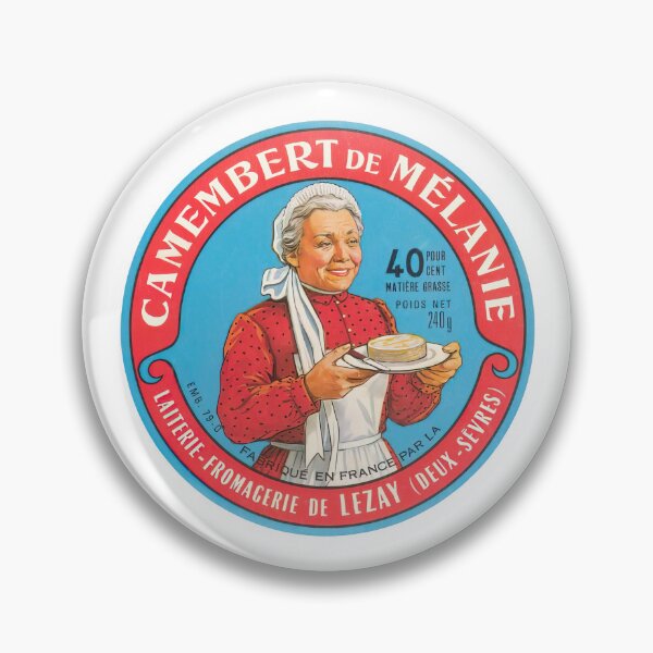 Item preview, Camembert De Melanie -- Vintage Francophile Cheese Label designed and sold by eleurmitiy.
