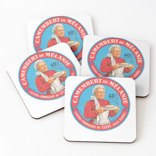 Item preview, Camembert De Melanie -- Vintage Francophile Cheese Label designed and sold by eleurmitiy.