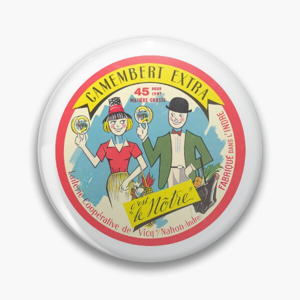 Item preview, Camembert Extra  -- Vintage Francophile Cheese Design designed and sold by eleurmitiy.