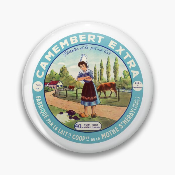 Item preview, Camembert Extra - Vintage Francophile Cheese Design designed and sold by eleurmitiy.