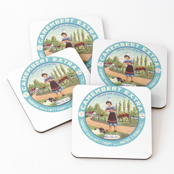 Item preview, Camembert Extra - Vintage Francophile Cheese Design designed and sold by eleurmitiy.
