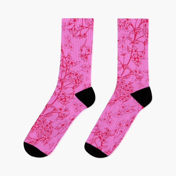 Item preview, Hot Pink Y2K Grasmere Garden Vintage Modern Floral Botanical Pattern designed and sold by kierkegaard.