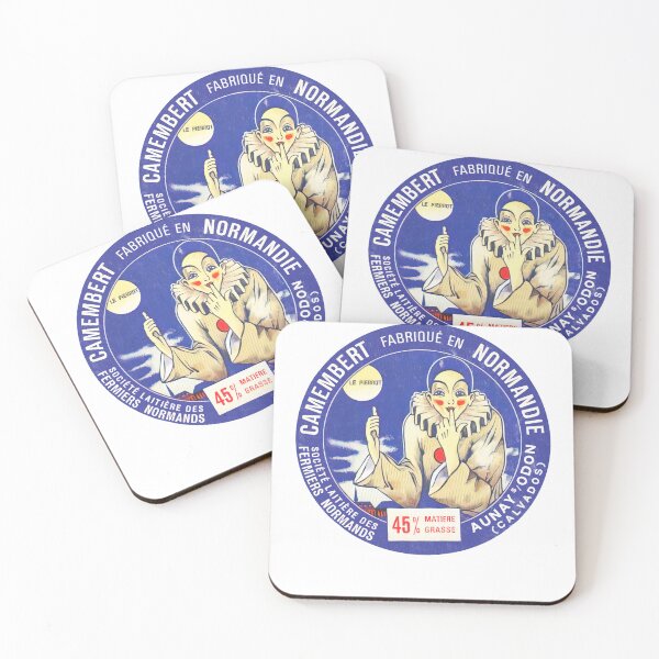Item preview, Camembert Normandie -- Vintage Francophile Cheese Label designed and sold by eleurmitiy.