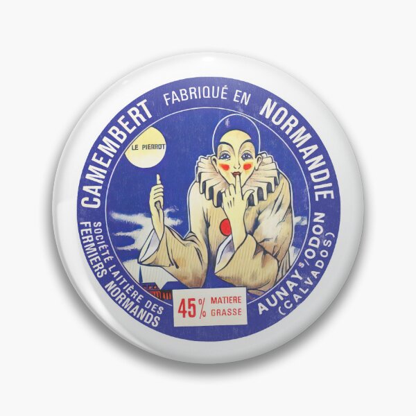Item preview, Camembert Normandie -- Vintage Francophile Cheese Label designed and sold by eleurmitiy.