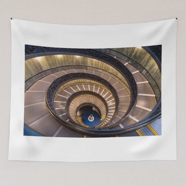 Item preview, The helicoidal staircases in Vatican City designed and sold by pietrofoto.