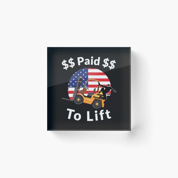 Item preview, Forklift Ninja. Paid to Lift GW designed and sold by TeamsterLife.