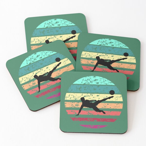 Item preview,   soccer kick boy vintage summer retro football designed and sold by Panda  Art.