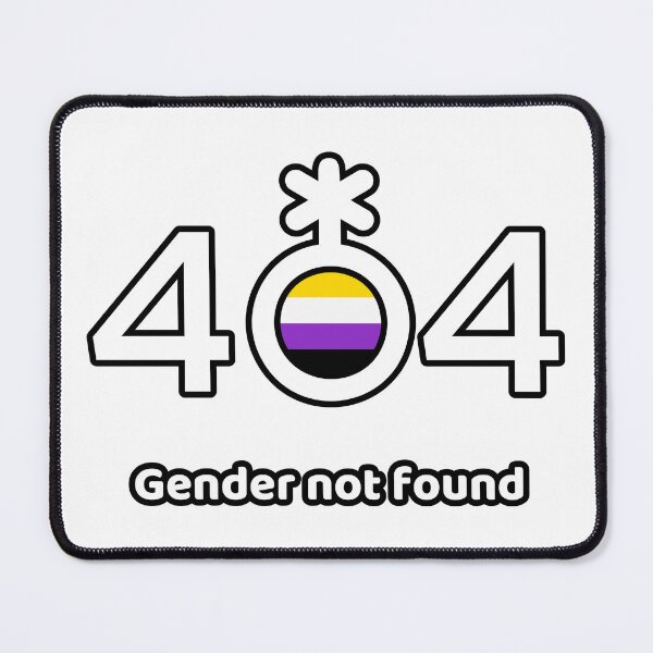 Artikelvorschau, 404 Geschlecht nicht gefunden PRIDE-Aufdruck - Weiß entworfen und verkauft von INSOMNIAC101.