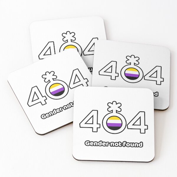 Artikelvorschau, 404 Geschlecht nicht gefunden PRIDE-Aufdruck - Weiß entworfen und verkauft von INSOMNIAC101.