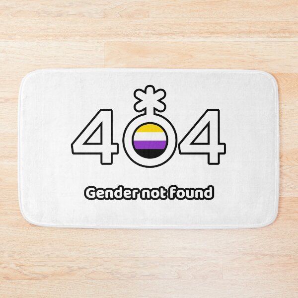 Artikelvorschau, 404 Geschlecht nicht gefunden PRIDE-Aufdruck - Weiß entworfen und verkauft von INSOMNIAC101.