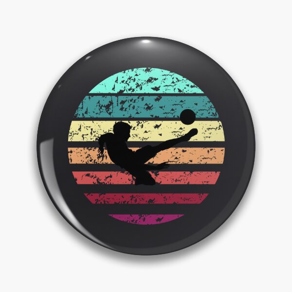 Item preview, soccer flying kick boy vintage summer retro football designed and sold by Panda  Art.
