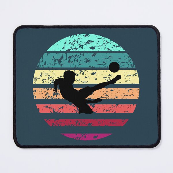 Item preview, soccer flying kick boy vintage summer retro football designed and sold by Panda Art.