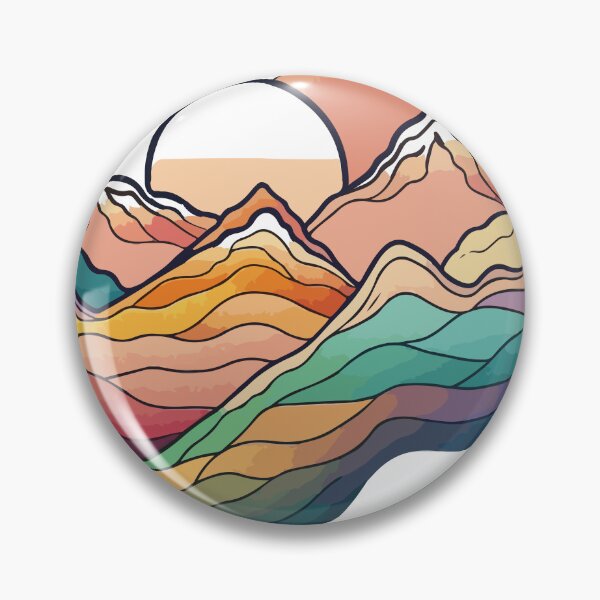 Item preview, Pastel Mountains designed and sold by Meloncholai.