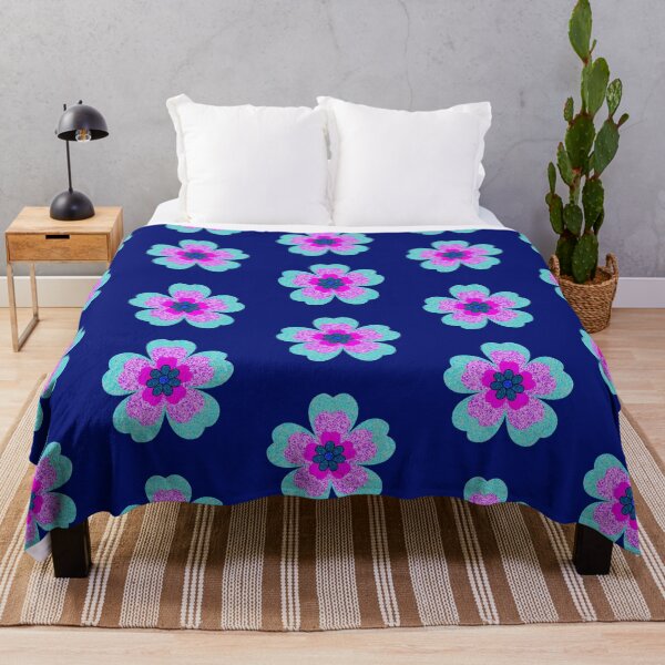 Item preview, Flower Power design; blue pink version designed and sold by mbuz90.