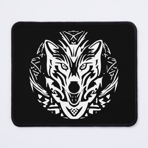 Item preview, Lone Wolf Sticker Abstract Design  designed and sold by Litheon.