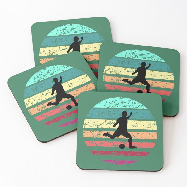 Item preview,  soccer instep side kick boy vintage summer retro football designed and sold by Panda  Art.