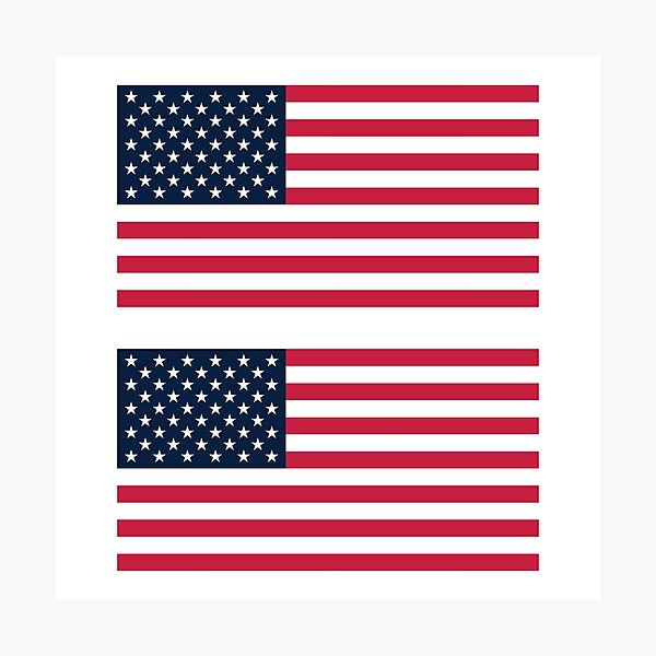Item preview, USA Flag x 2 designed and sold by dewi5.