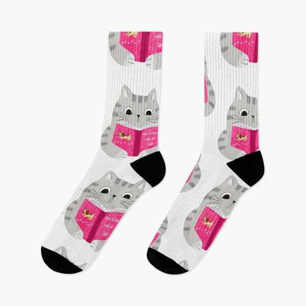 Item preview, How to Live with an Idiot Funny Cat Reading a Book designed and sold by mkzmerch.