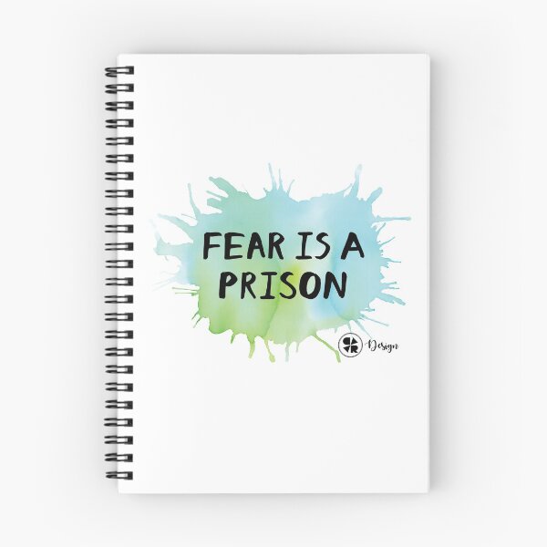 Item preview, Fear is a Prison designed and sold by Cara Pannell.