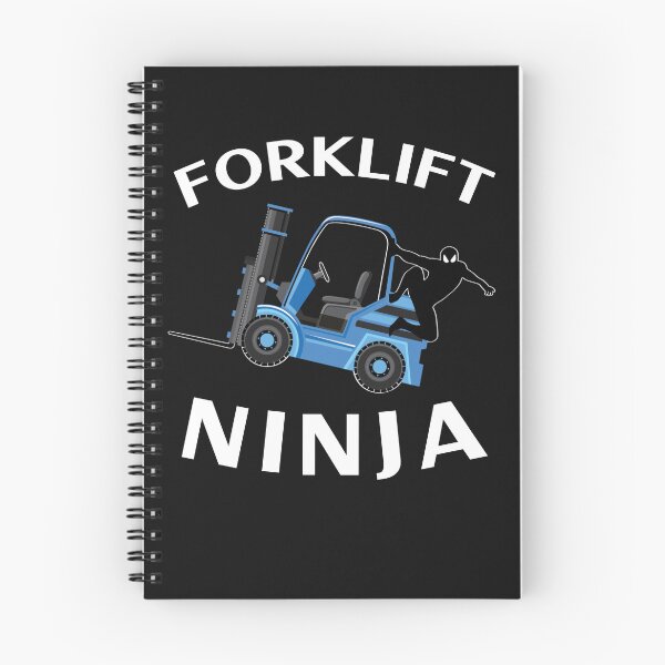 Item preview, Forklift Ninja NFBW designed and sold by TeamsterLife.