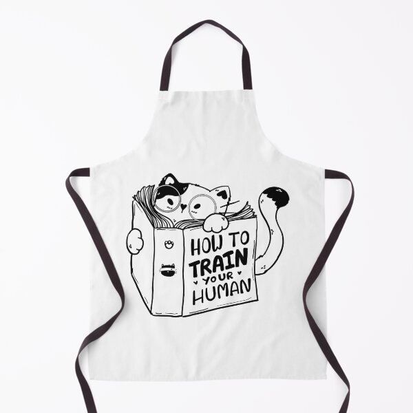 Item preview, How to Train your Human, Funny Cat Reading a Book! designed and sold by mkzmerch.