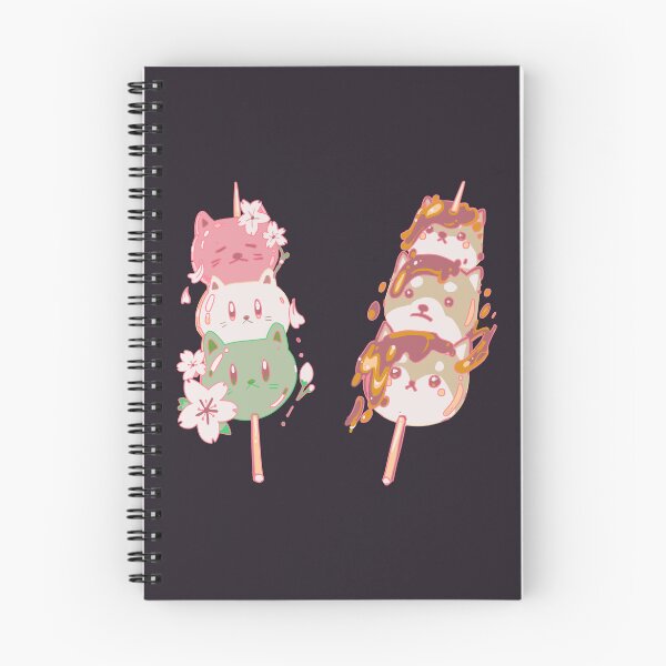 Item preview, Hanami Cat Dango and Mitarashi Shiba Dango designed and sold by WormLasagna.