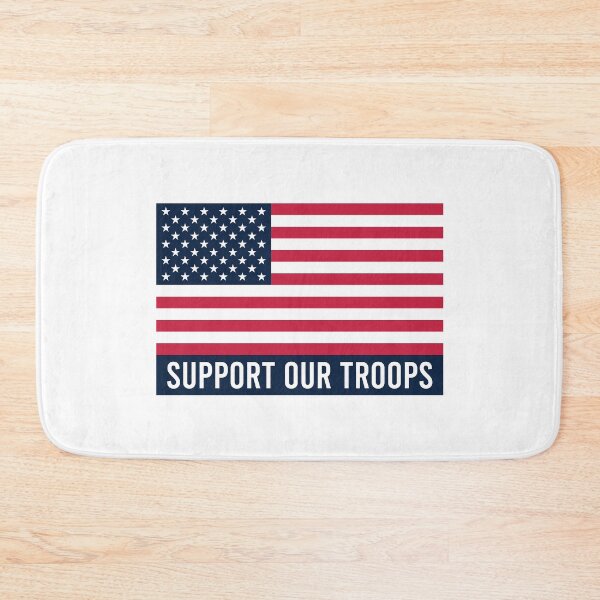 Item preview, USA Flag - Support our troops designed and sold by dewi5.