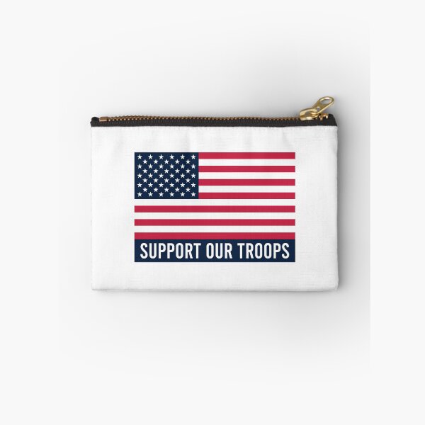 Item preview, USA Flag - Support our troops designed and sold by dewi5.