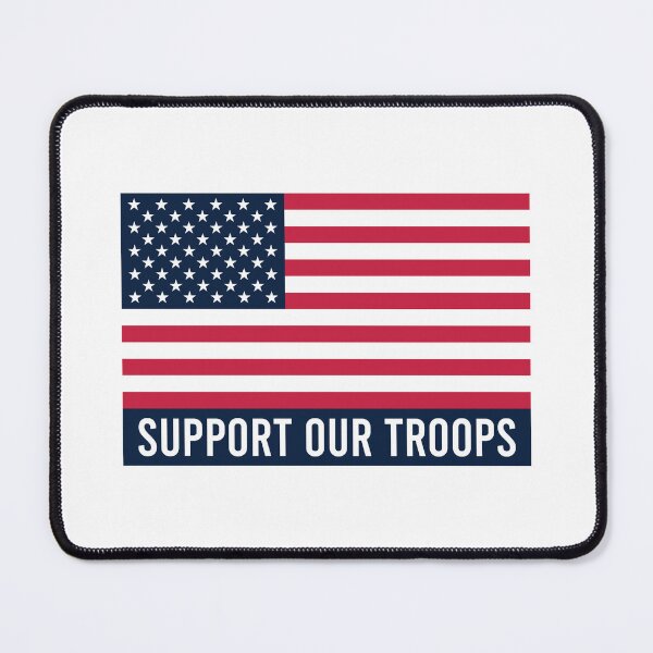 Item preview, USA Flag - Support our troops designed and sold by dewi5.