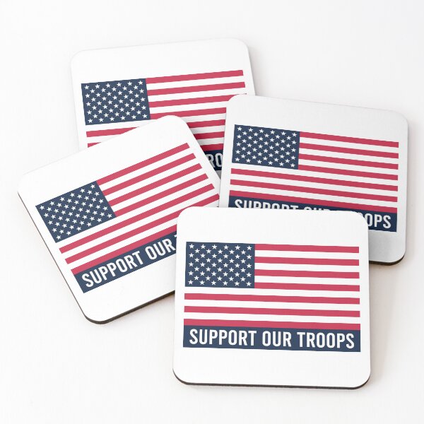Item preview, USA Flag - Support our troops designed and sold by dewi5.