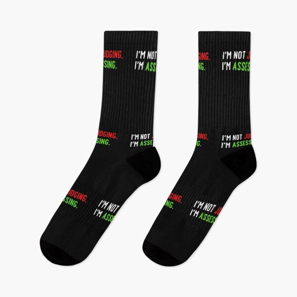 Item preview, I'm Not Judging I'm Assessing Funny Social Co-workers  designed and sold by M7MED12.