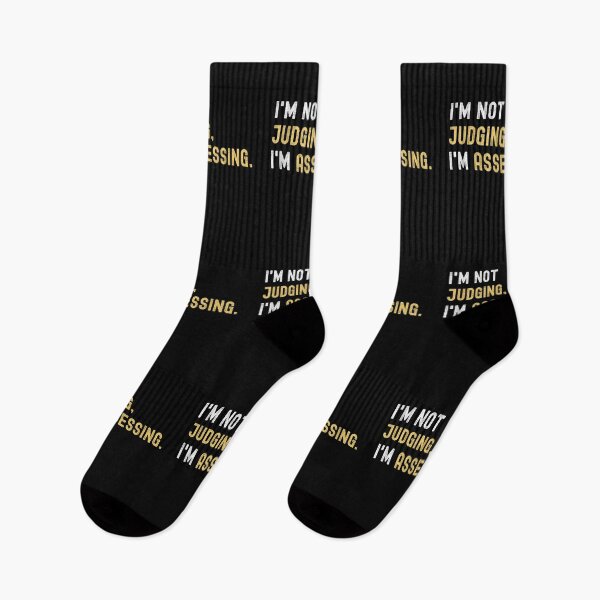 Item preview, I'm Not Judging I'm Assessing Funny Social Co-workers  designed and sold by M7MED12.