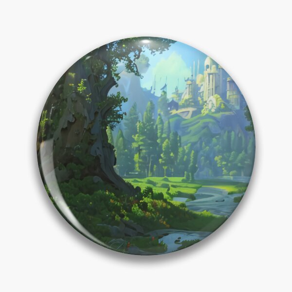 Item preview, Beautiful fantasy forest landscape designed and sold by artdragongift 15.